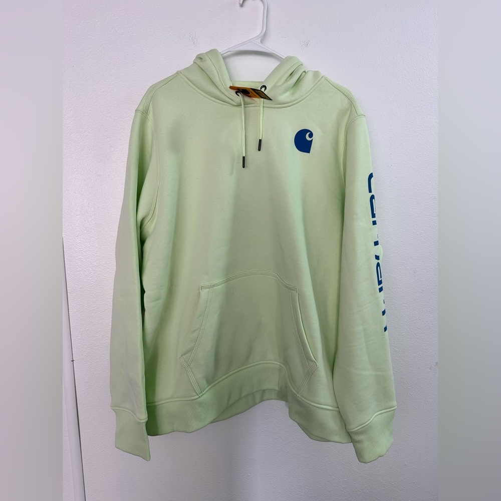 Lime green Carhartt hoodie